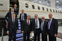 President of the Republic of Tatarstan and General Director MC Tulpar Aero Group visited Bombardier and Pratt &amp; Whitney plants in Canada