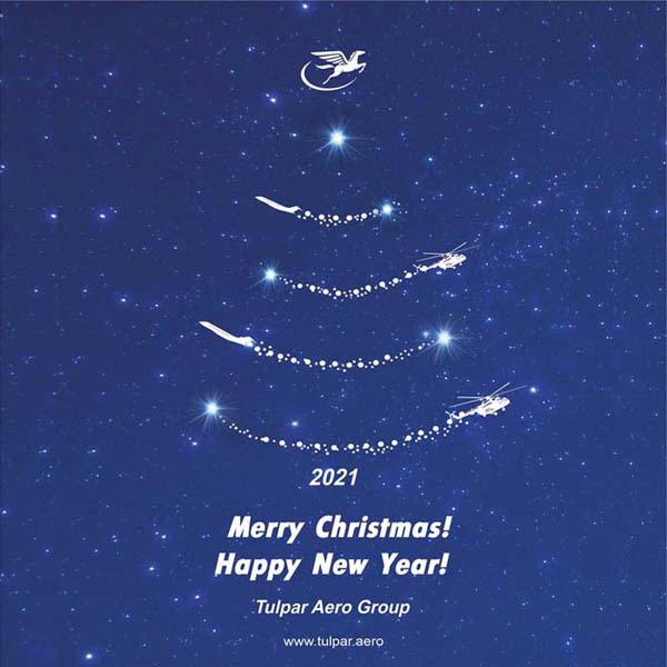 Tulpar Aero Group congratulates with the forthcoming New Year!